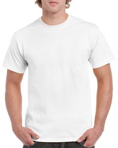 Gildan GI5000 - Camiseta de algodón Blanco