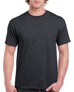 Gildan GD002 - Camiseta de Algodón para Hombre marca Gildan Oscuro Heather