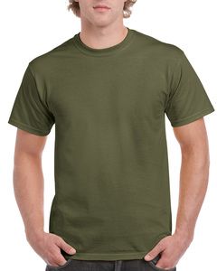 Gildan GD002 - Camiseta de Algodón para Hombre marca Gildan Verde Militar