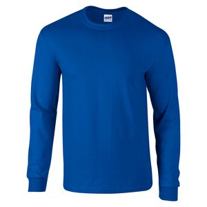 Gildan GD014 - Camiseta Ultra Cotton™ para adultos de manga larga Real Azul