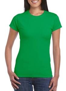 Gildan GD072 - Camiseta Softstyle™ para mujeres de algodón hilado en anillo Irlanda Verde