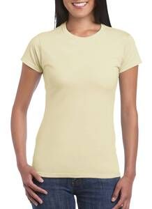 Gildan GD072 - Camiseta Softstyle™ para mujeres de algodón hilado en anillo Arena