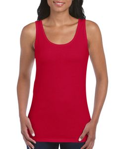 Playeras Gildan GD077 para Mujer Color rojo cereza