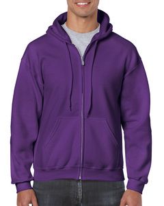 Gildan GD058 - Sudadera HeavyBlend™ con capucha y cremallera completa Púrpura