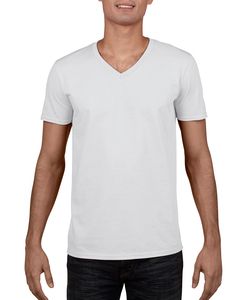 camiseta hombre cuello v gildan