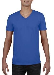 Gildan 64V00 - Camiseta Softstyle® Cuello en V Real Azul
