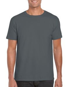 Gildan 64000 - Camiseta Hilada en Anillo Charcoal