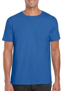 Gildan 64000 - Camiseta Hilada en Anillo Real Azul