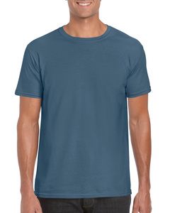 Gildan 64000 - Camiseta Hilada en Anillo Indigo Blue