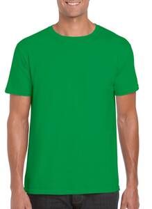 Gildan 64000 - Camiseta Hilada en Anillo Irish Green