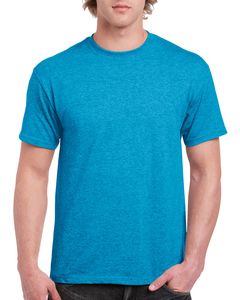 Gildan 5000 - Camiseta de Manga Corta Hombre Gildan - Heavy Heather Sapphire