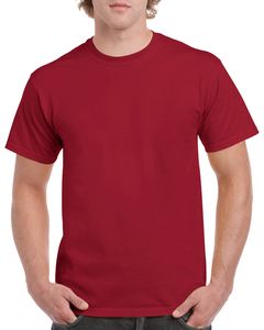 Gildan 5000 - Camiseta de Manga Corta Hombre Gildan - Heavy Cardinal red