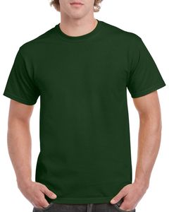 Gildan 5000 - Camiseta de Manga Corta Hombre Gildan - Heavy Verde bosque