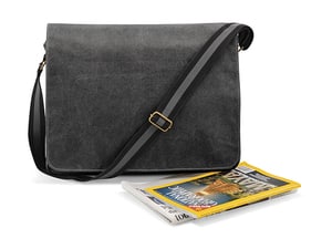 Quadra QD610 - Bolsa portafolios lona Vintage Vintage Black