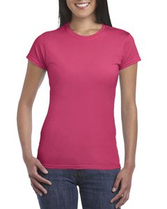 Gildan GD072 - Camiseta Softstyle™ para mujeres de algodón hilado en anillo Heliconia