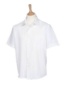 Henbury HB595 - Camisa antitranspirable de manga corta y antibacteriana Blanco