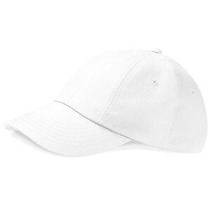 Beechfield BC058 - Gorra de perfil bajo heavy en algodón dril Blanco