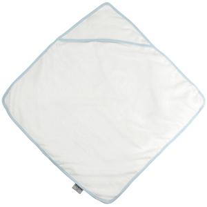 Towel city TC036 - Toalla para bebés con capucha White/ Blue