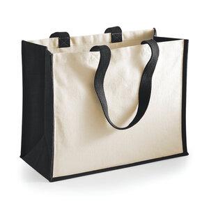 Westford mill WM422 - Bolsa clásica de compras de yute fácil de imprimir