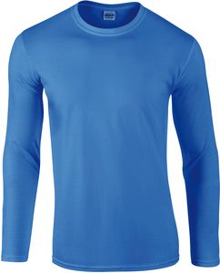 Gildan GI64400 - Camiseta Manga Larga Hombre Gildan - Softstyle Azul royal