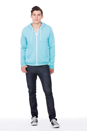 Bella+Canvas BE3739 - UNISEX ZIP-UP POLYCOTTON FLEECE HOODIE Sudadera Con Cremallera Hombre