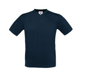 B&C BC163 - Camiseta Exact Con Cuello En V Marina