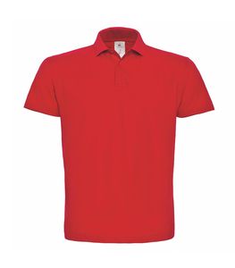 B&C BCID1 - Polo de Manga Corta ID.001 Rojo