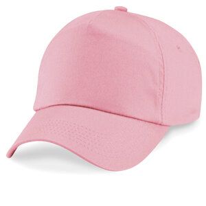 Beechfield BF10B - Gorra Original para Niños de 5 Paneles Classic Pink