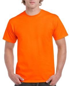 Gildan GN200 - Camiseta manga corta algodón para hombre Seguridad de Orange