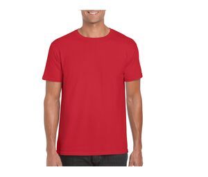 Gildan GN640 - Camiseta de Manga Corta Softstyle Rojo