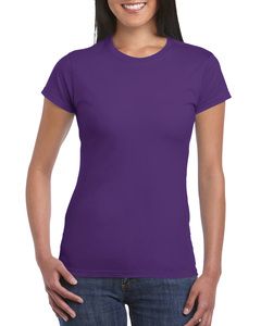 Gildan GN641- Camiseta de Manga Corta Mujer Púrpura
