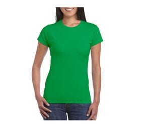 Gildan GN641- Camiseta de Manga Corta Mujer Irlanda Verde
