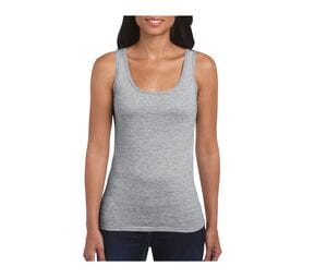 Gildan GN642 - Playeras de algodon Softstyle para mujer Deporte Gris