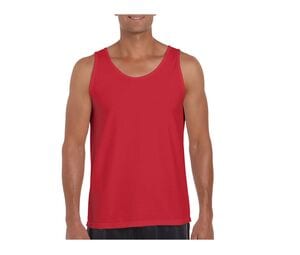 Gildan GN643 - Camiseta básica tirantes Softstyle para hombre Rojo
