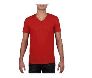 Gildan GN646 - Camiseta Cuello V Gildan - Softstyle™ Rojo