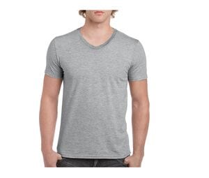 Gildan GN646 - Camiseta Cuello V Gildan - Softstyle™ Deporte Gris