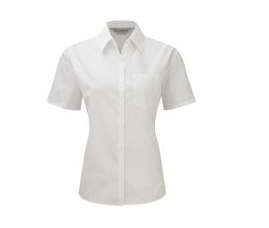 Russell Collection JZ35F - Camisa PopelÍn Para Mujer