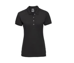 Russell JZ565 - Camiseta Polo Stretch Negro