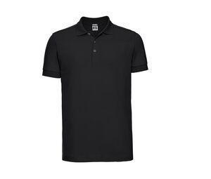 Russell JZ566 - Camiseta Polo Stretch Negro