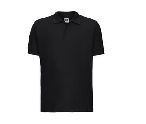 Russell JZ577 - Camiseta Polo Ultimate Cotton Negro