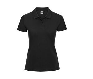 Russell JZ69F - Camiseta polo Piqué para mujer Negro