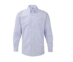 Russell Collection JZ932 - Camisa manga Larga Easy Care Oxford