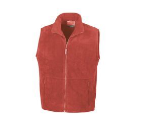 Result RS037 - Chaleco Active Fleece para hombre Rojo