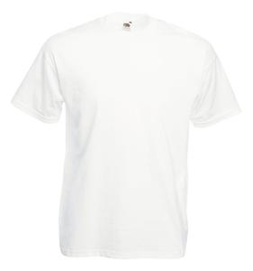 Fruit of the Loom SC210 - Camiseta Calidad Superior Blanco