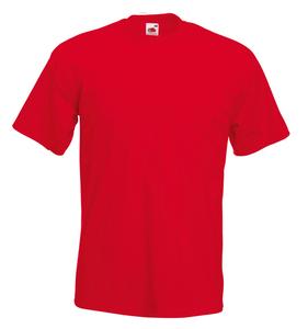 Fruit of the Loom SC210 - Camiseta Calidad Superior Rojo