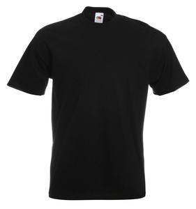 Fruit of the Loom SC210 - Camiseta Calidad Superior Negro