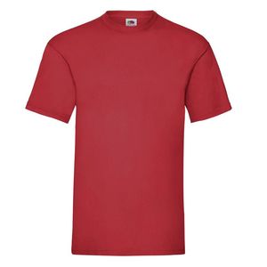 Fruit of the Loom SC220 - Camiseta Cuello Redondo Rojo