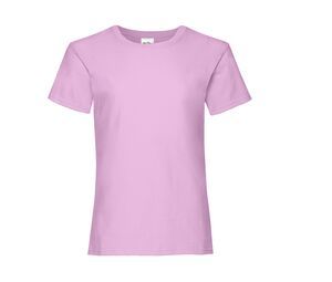 Fruit of the Loom SC229 - Camiseta para niñas Luz de color rosa