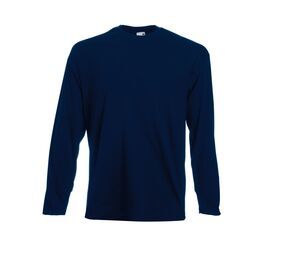 Fruit of the Loom SC233 - Camiseta Manga Larga Hombre Deep Navy