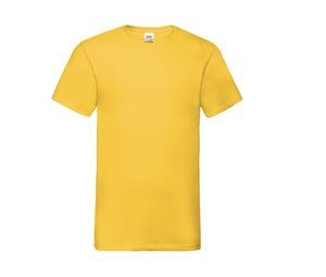 Fruit of the Loom SC234 - Camiseta económica con cuello en V para hombre Sunflower